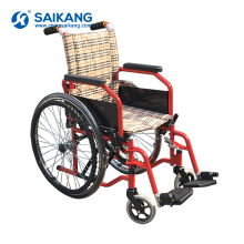 SKE-B2 Detachable Aluminum Foldable Manual Wheel Chair For Sale